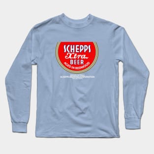 Retro Beer - Schepps Xtra Dallas Texas 1935 Long Sleeve T-Shirt